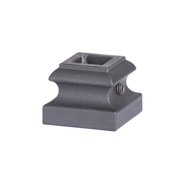 Σύγχρονη δημοφιλής επίπεδη βάση παπουτσιών για σκάλες και σφυρήλατο σίδερο κιγκλίδωμα διακοσμητικά σιδερένια μπισκότα