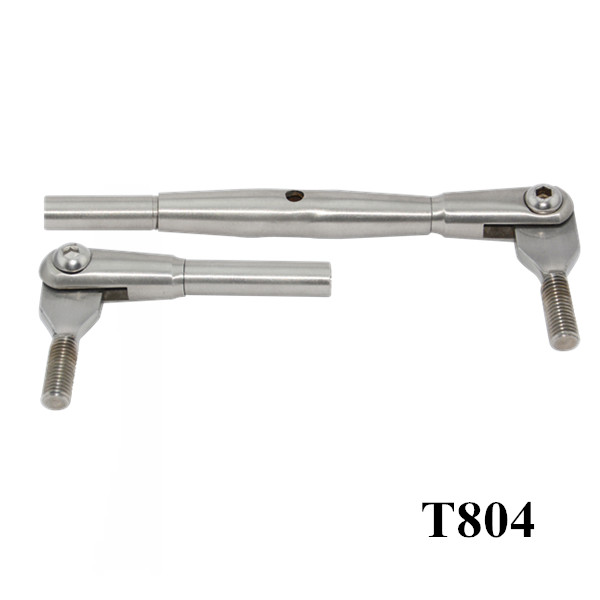 Modern design stainless steel cable joint for balcony