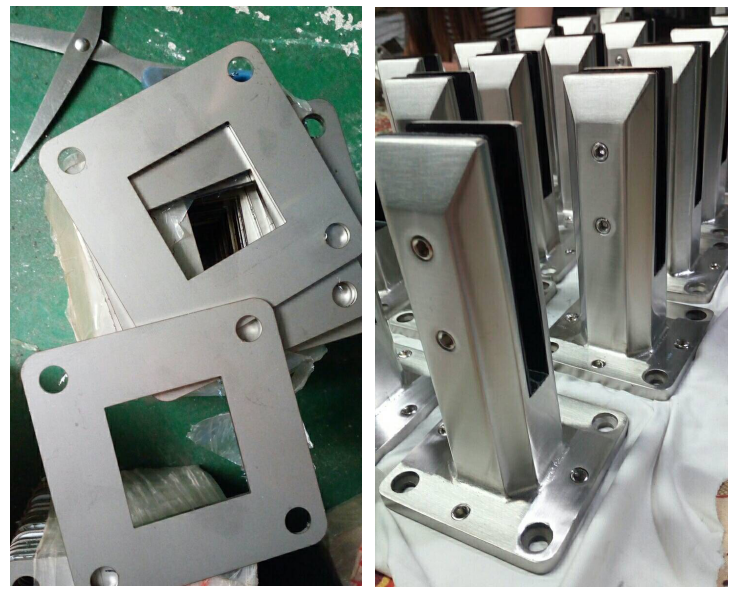 Новый дизайн с атласной отделкой из нержавеющей стали, бескаркасное стекло, кран для ограждения бассейна, стеклянный кран для балюстрады