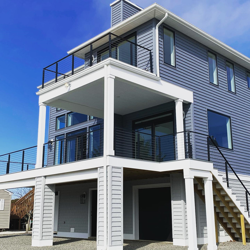 Outdoor 316 Stainless Steel Deck Balustrady