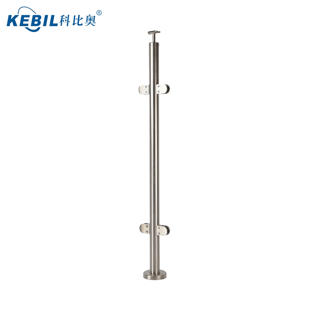 Outdoor Fence Panel Balcony Design Stainless Steel Glass Railing Balustrade Handrail
