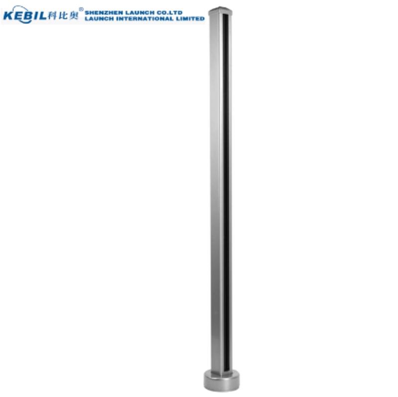 Poste de aluminio con recubrimiento en polvo para barandilla de vidrio barandilla cerca de piscina barandilla de balcón