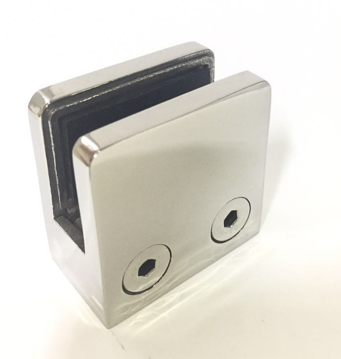 stainless steel glass clamp or glass fencing post clamps