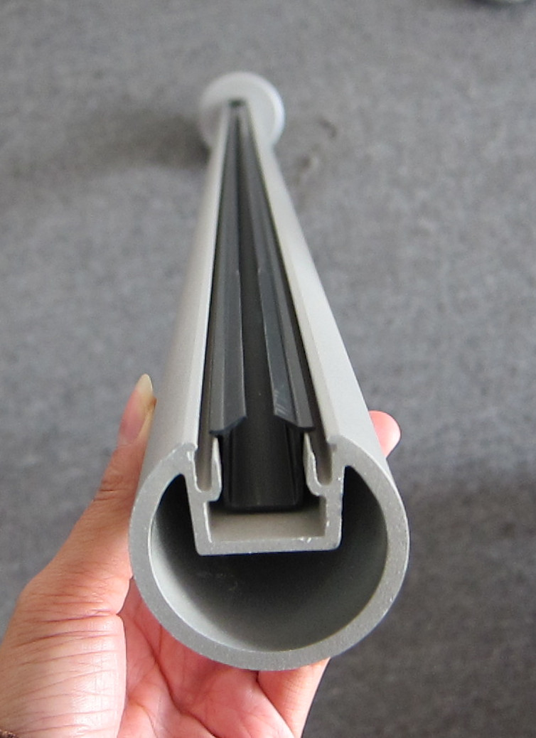 Round and suqare available aluminium post for swimming pool or balcony glass railing