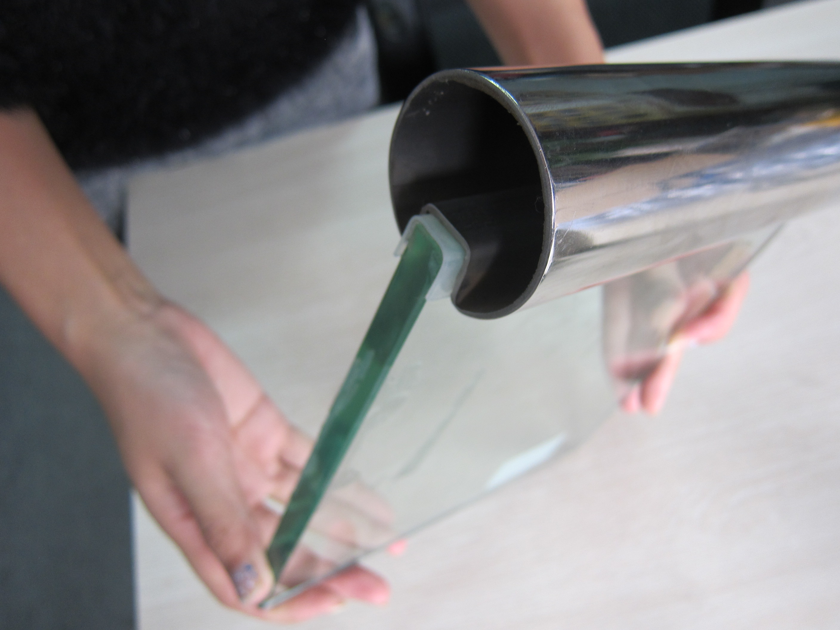 SS304 316 Handrail Tube Slotted Tube steel