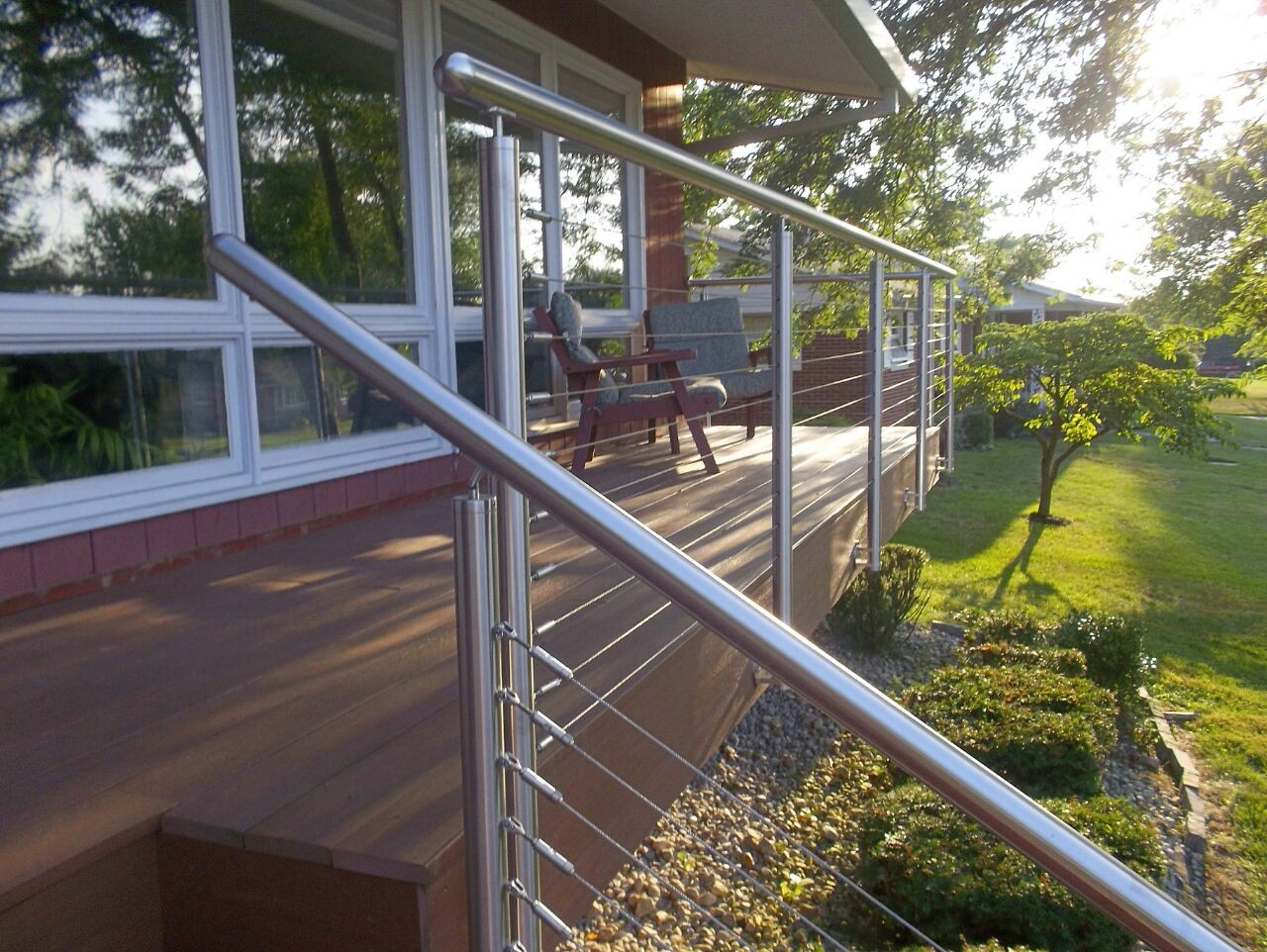 Shenzhen launch glass railing cable railing aluminum railing