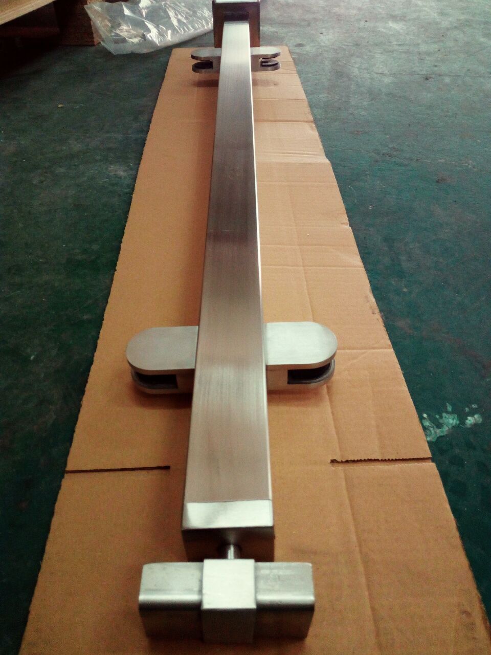 Vierkant balustrade post roestvrij staal 316 voor balkon glazen railing modern design