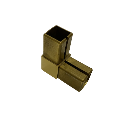 الفولاذ المقاوم للصدأ 25 ملليمتر موصلات ركن الركن مربع أنبوب مشترك