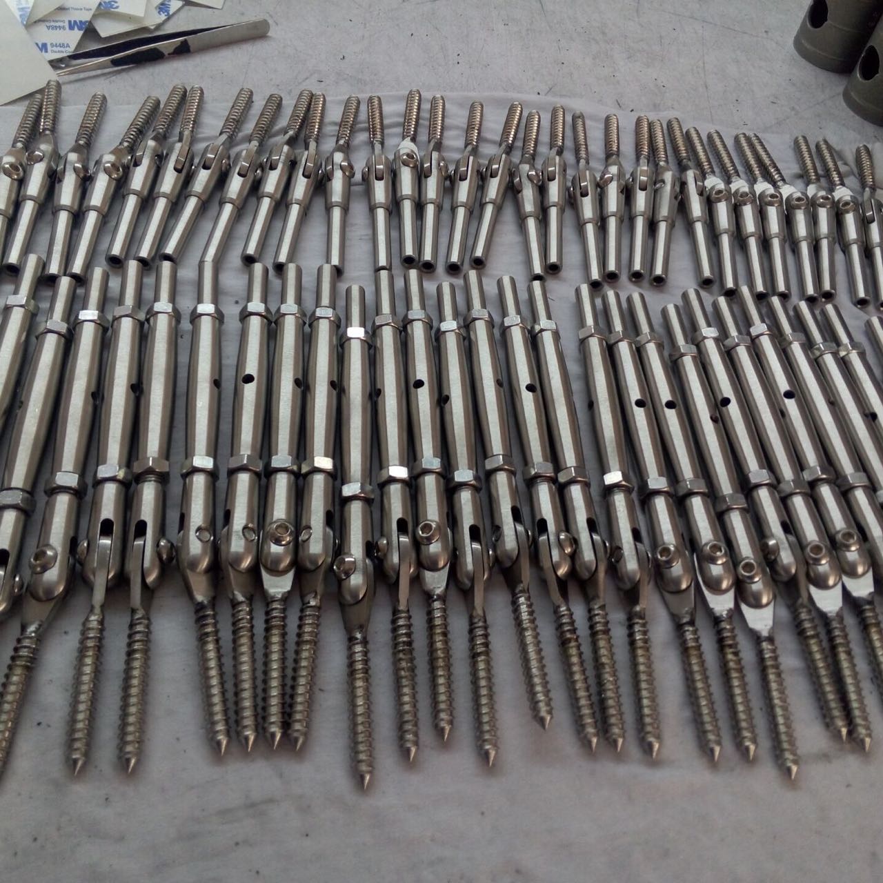 Ze stali nierdzewnej DIY Kabel linowy Rope Drut Rope 6mm Napinacz do Deck Schodo Stair Balkon