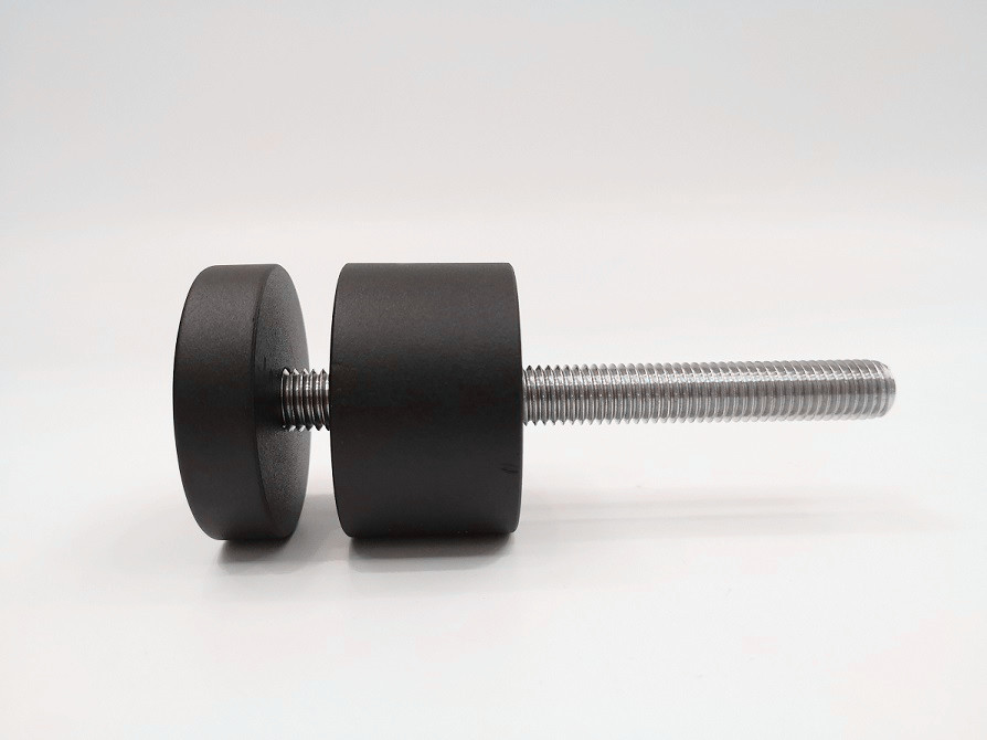 Balustrady ze stali nierdzewnej Sworznie dystansowe Szpilki zaciskowe Balustrada z czarnego szkła