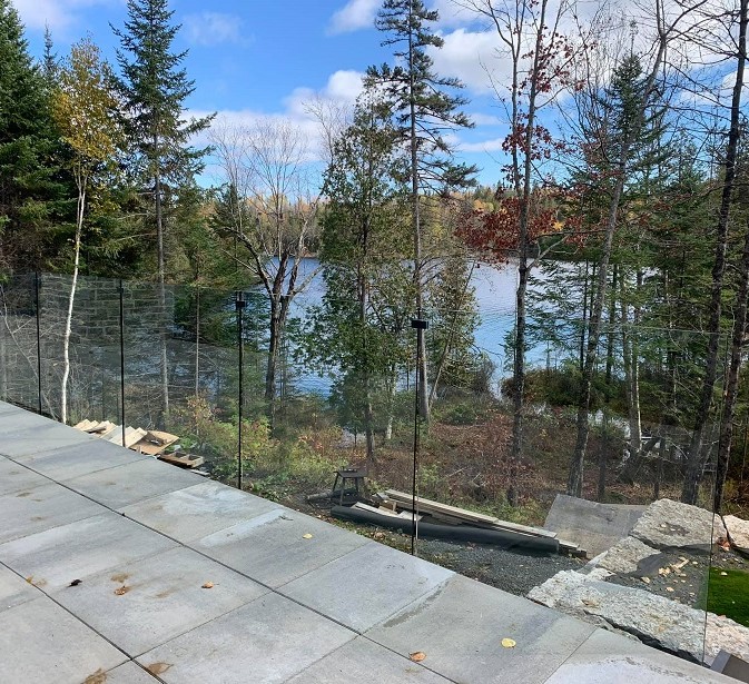 Suporte de grade de vidro de aço inoxidável e clipe de vidro para escadas, suporte de grampo de vidro