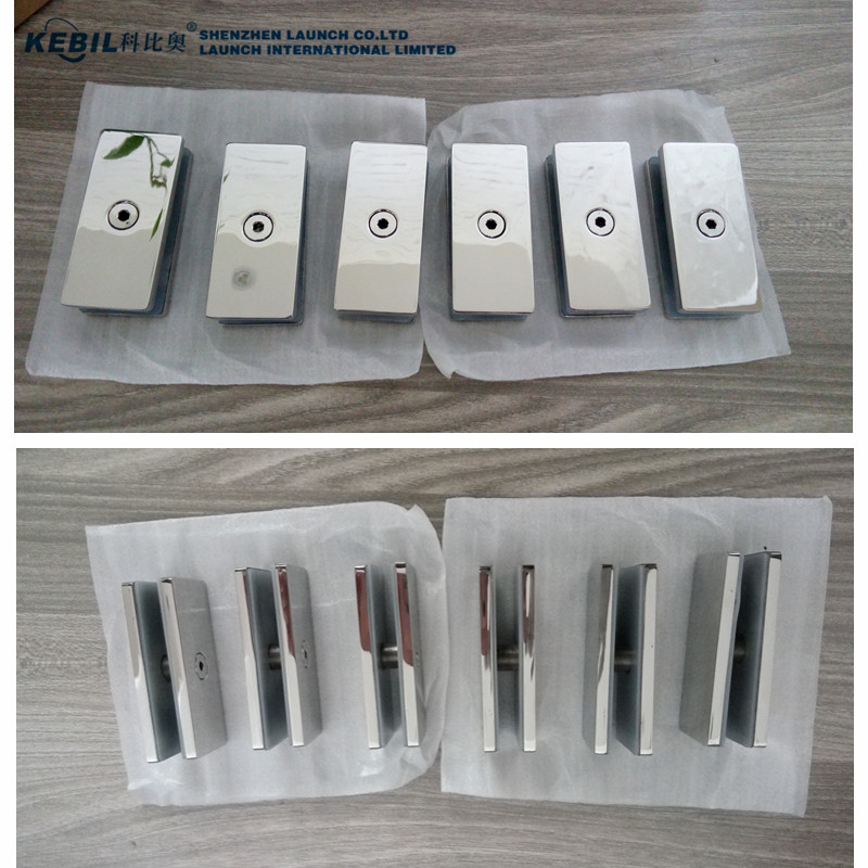 Stainless Steel Glass Deck Railing Bracket & Glass Clip for Stairs, Glass Clamp Bracket Holder