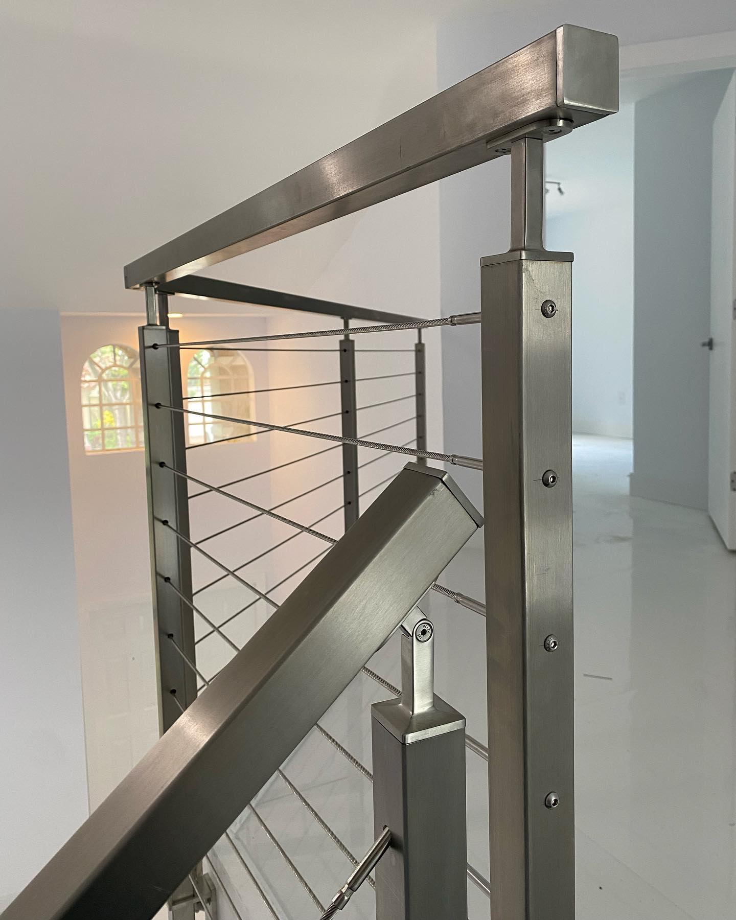 Stal nierdzewna Balustrada Poręcz Zestawy do Schodów i chodniki