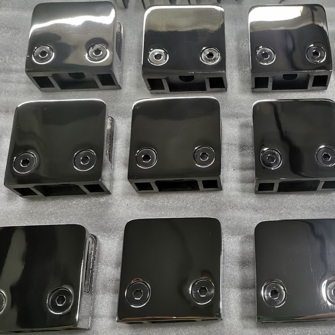 الفولاذ المقاوم للصدأ ساحة الزجاج المشبك الزجاج كليب قوس لمدة 1/2 "الزجاج