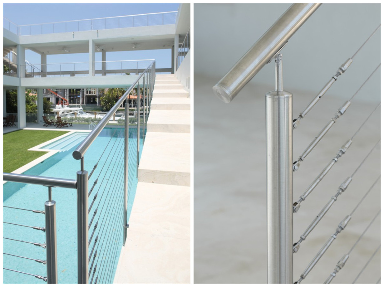 Stainless Steel Wire Rope End Fittings Cable End Fittings for The Cable Railing Posts