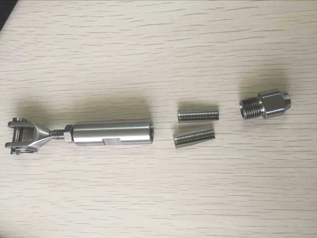 Edelstahl 316 Swegless Kabel Tensinoer T803 für 3-5mm Drahtseil