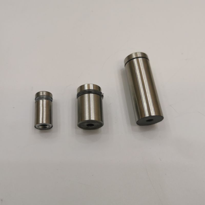 Stainless steel wall mounted sign standoff connect with acrylic glass