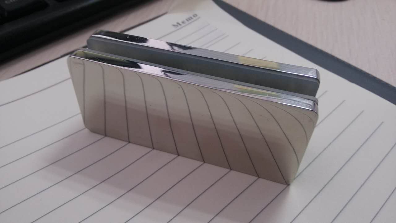 Straight glass clamp for 8-12mm tempered glass BC-80x35