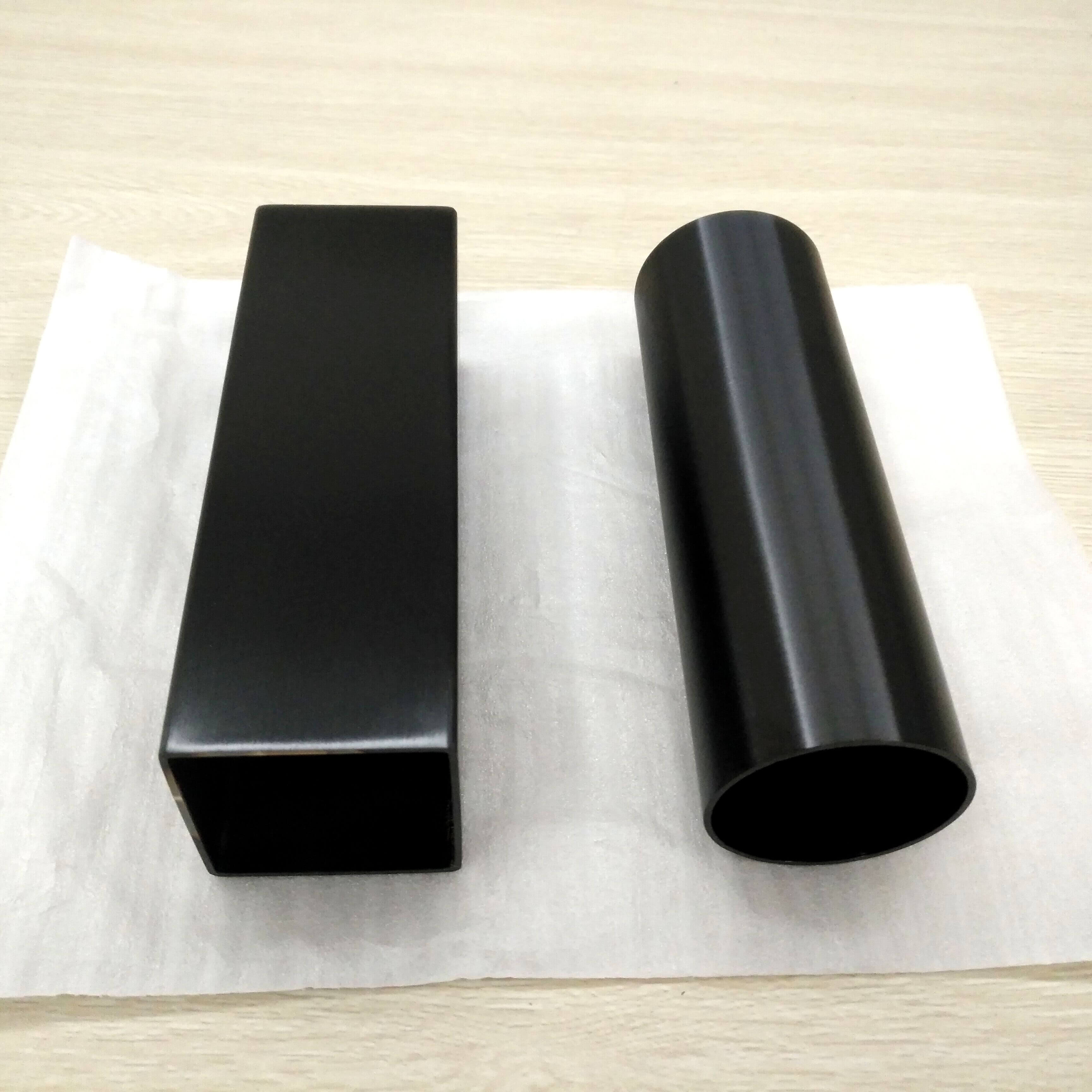 Tubo per corrimano in acciaio inossidabile opaco nero opaco