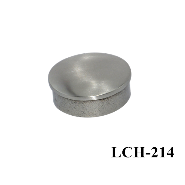 Takorauta kaiteiden osat ruostumaton teräs pyöreä putki päätykotelo