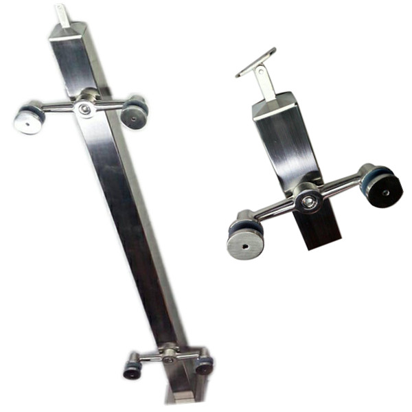 Verstelbare hoeken RVS reling voor trap