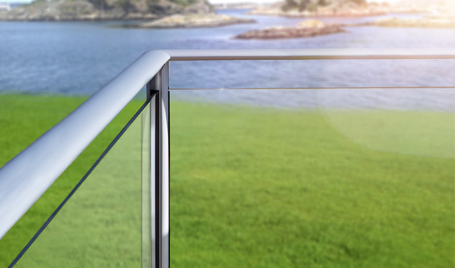 alumínio sistema varanda corrimão