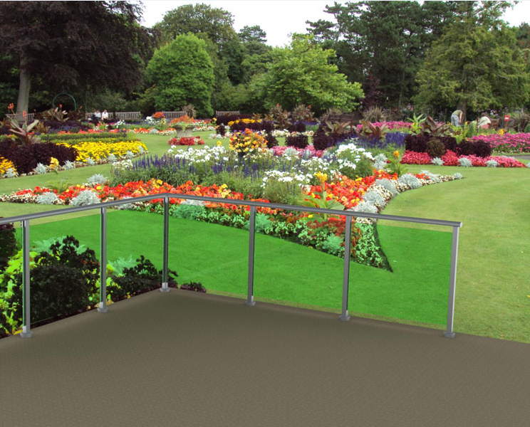 aluminum glass balustrade systems cheap price