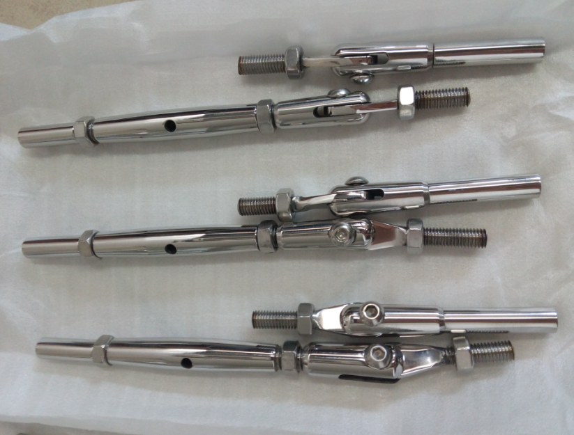 Balkon Kabel Balustrade Design Edelstahl Drahtseil Spanner Kabel Endstücke