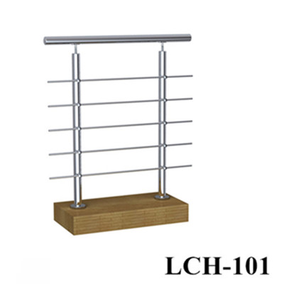 cable balustrade post system with 3 6mm wire rope