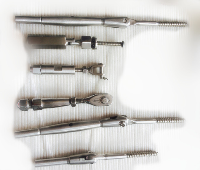 SS316 adjustable cable fitting for 4 5mm cable