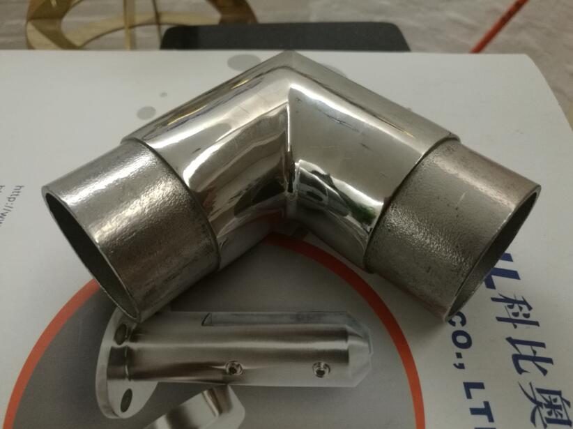 cheap polished stainless steel pipe couplings and fittings tube connector E302 wholesale
