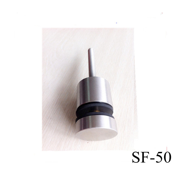 china flexible glass standoff bracket for frameless glass balcony balustrade,concrete decking