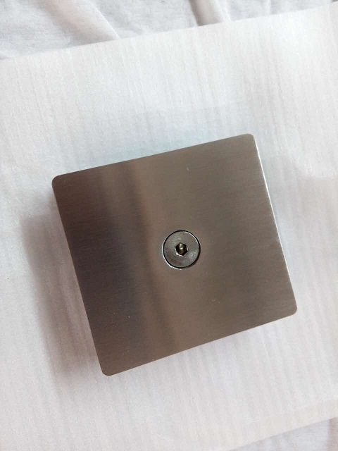 benutzerdefinierte Edelstahl 316 Quadratmeter Glas hält clips