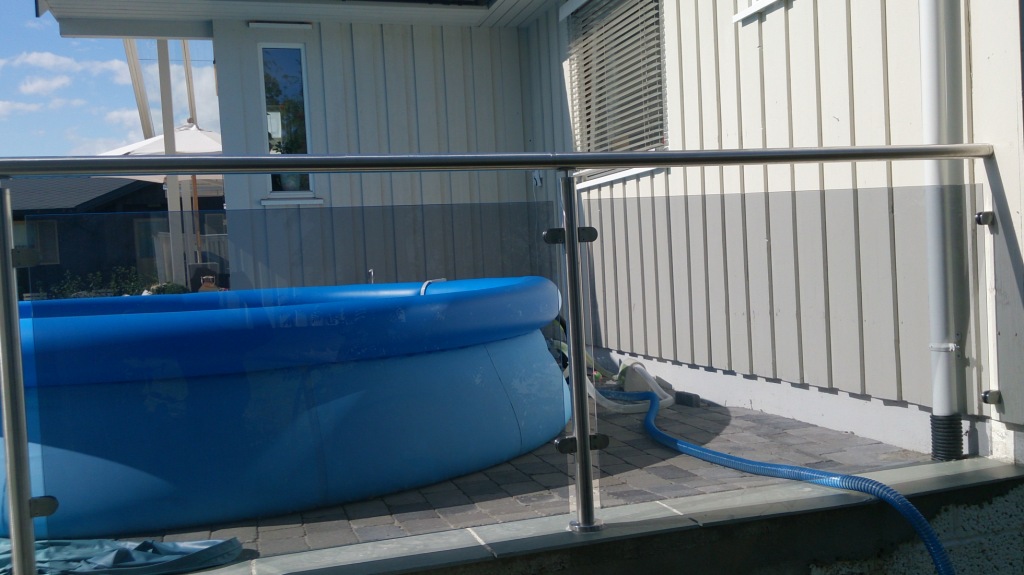 dia 50.8mm balustrade post voor glazen balustrade