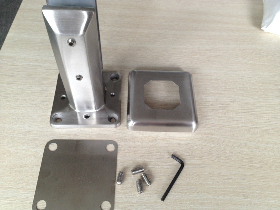 duplex 2205 glass spigot for glass balustrade/swimming pool fence