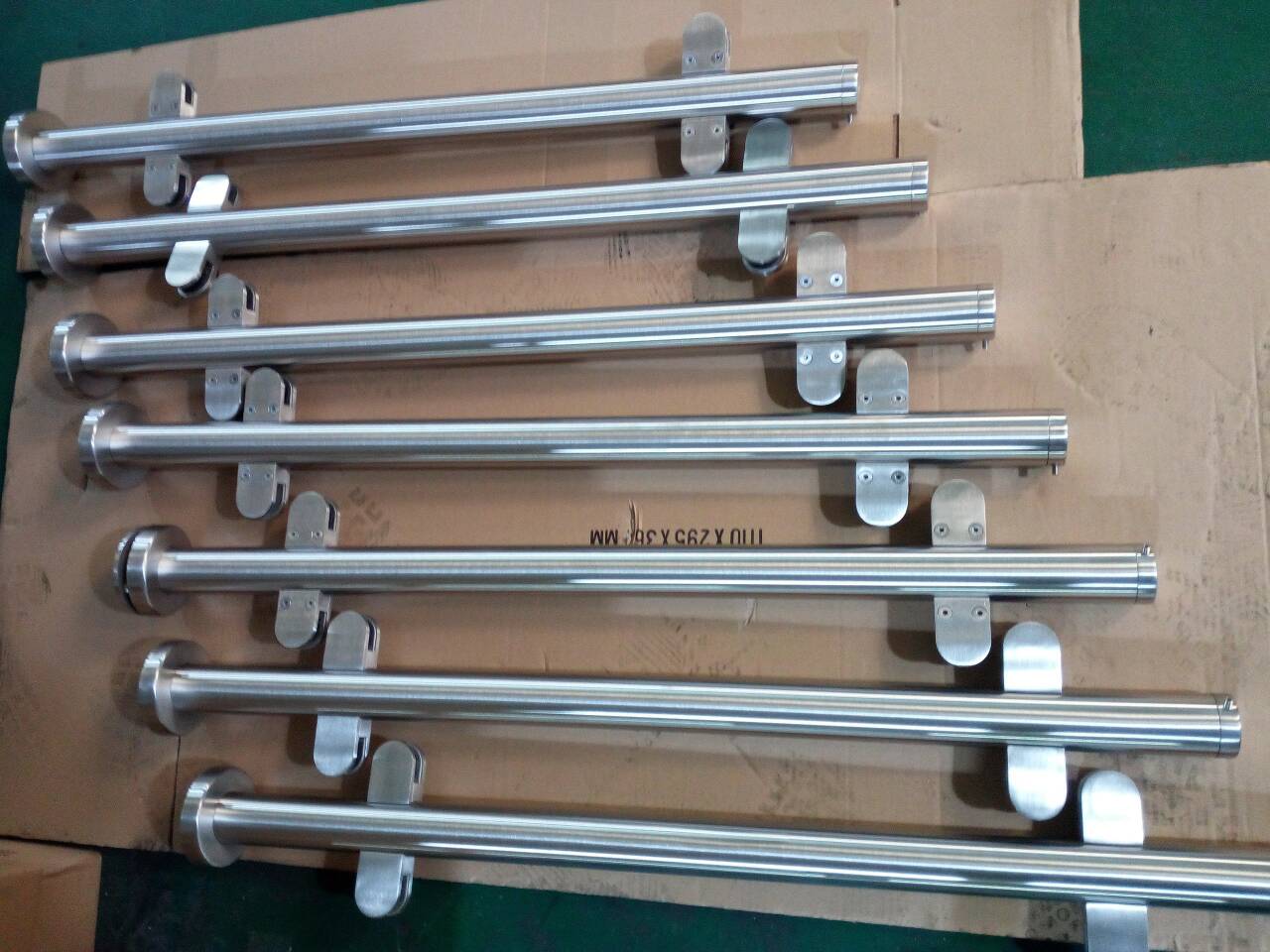 balaustrada de vidro exterior balaustrada de aço inoxidável