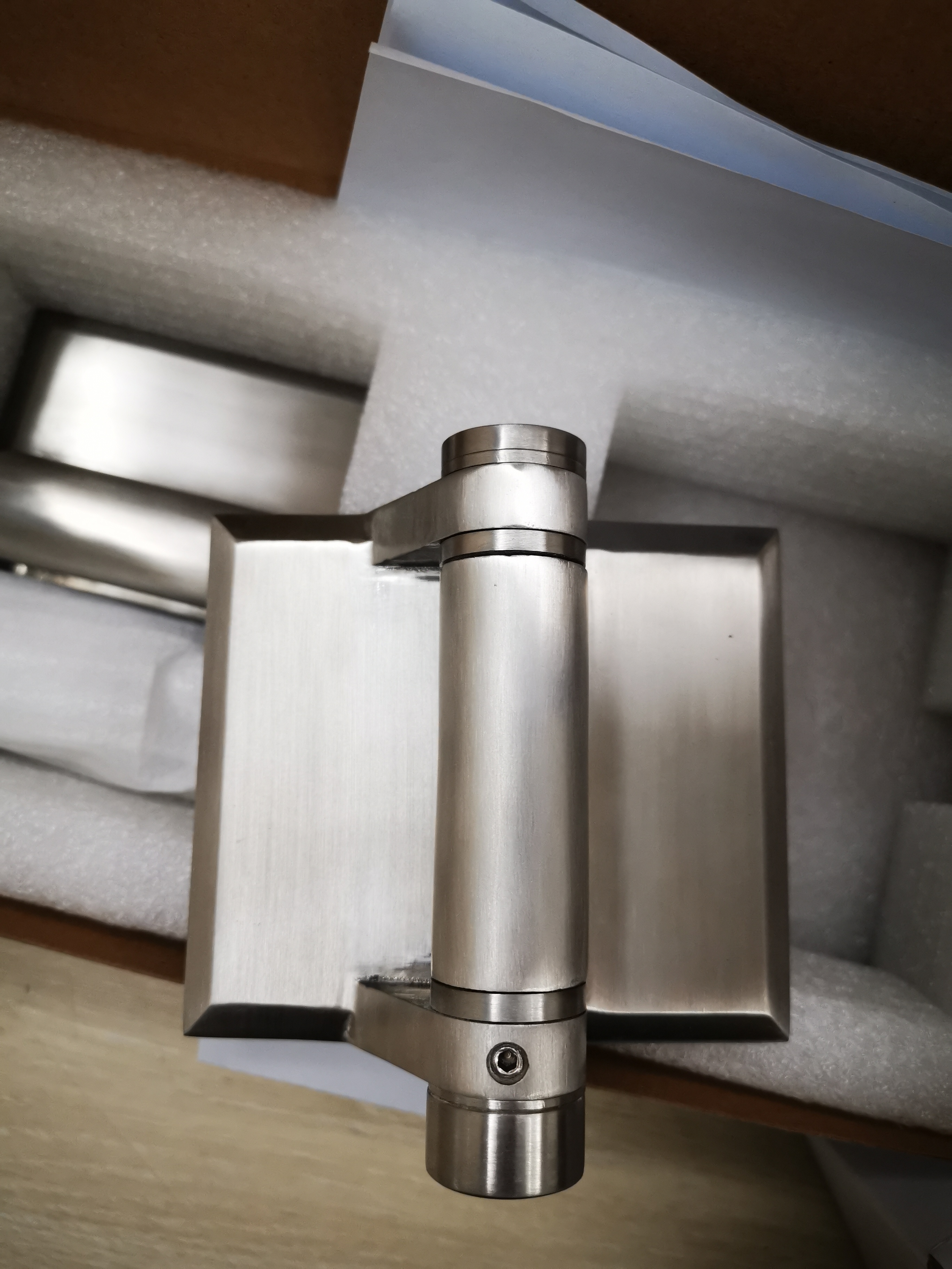 flat end stainless steel glass hinge or pool fencing galss to glass hinge