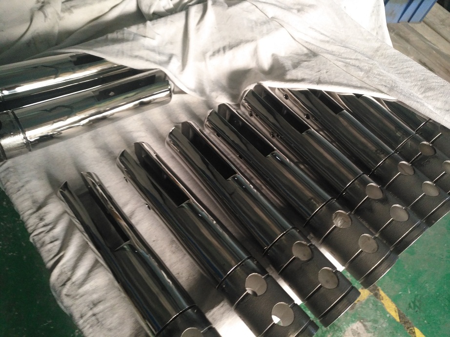 Bezramkowy szklany basen płot stal nierdzewna 316 okrągły sworzeń wiertła