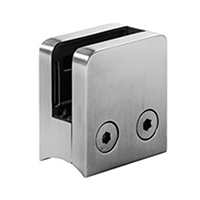 lasi kaide sopiva ruostumattomasta teräksestä square tyyppi lasi parveke clamp korjata