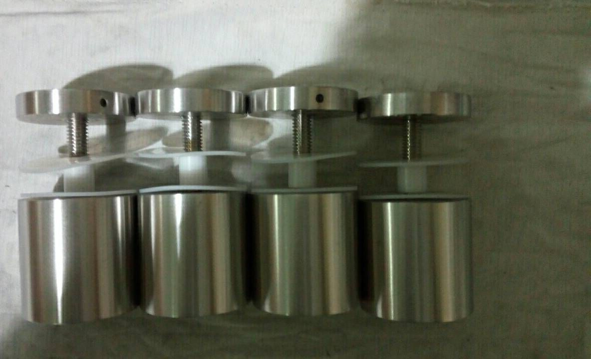 armadilha de vidro clipes de montagem separação de aço inoxidável de 2 "