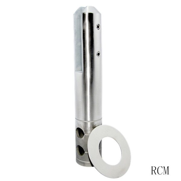 ronde robinet de verre de coeur modèle percé pour clôture de la piscine et balustrade