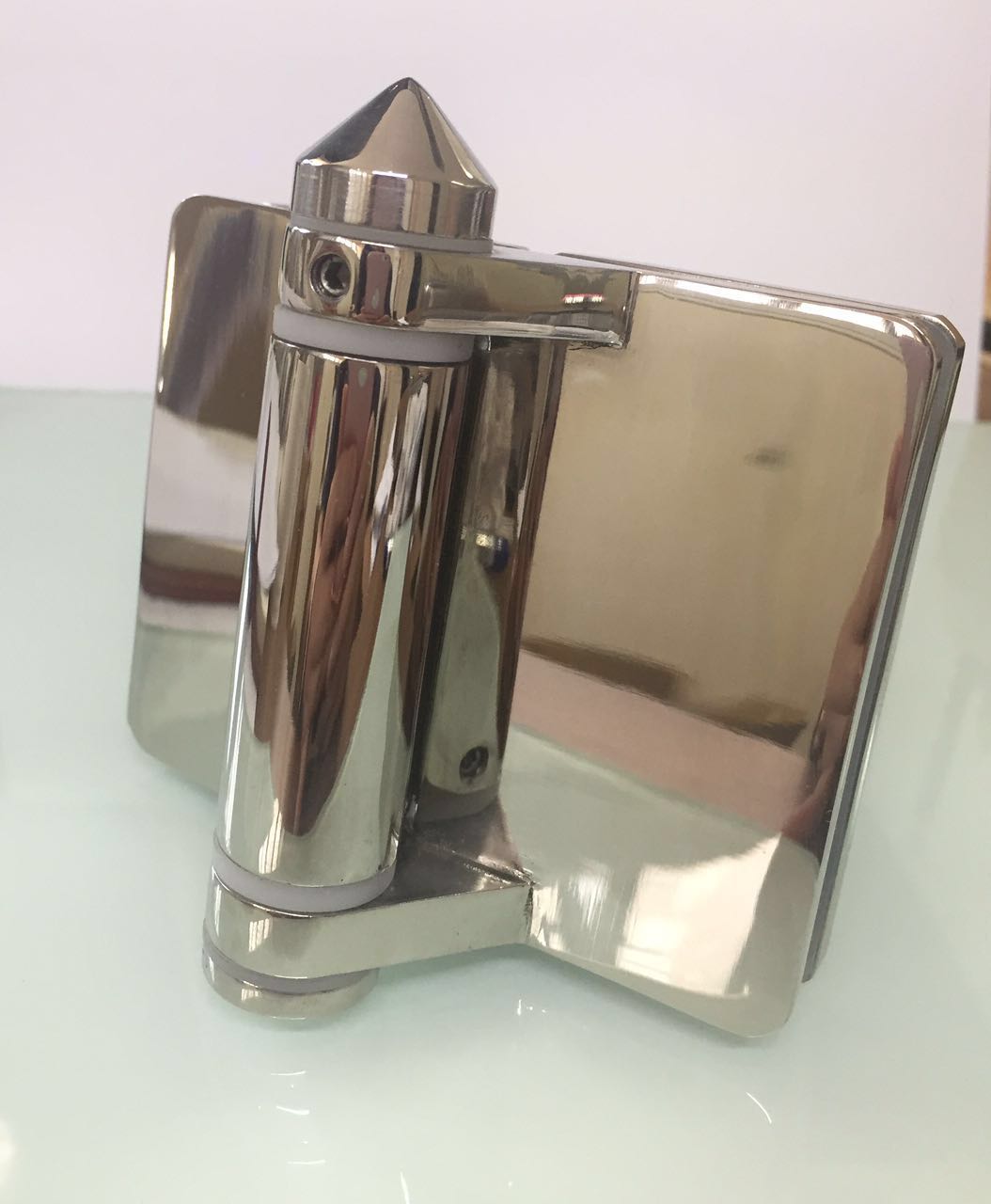 Glass to glass hinge heavy duty glass door hinge design