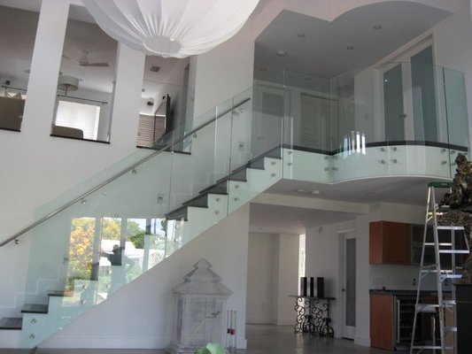 Hotel rahmenlose Glasbrüstungen System