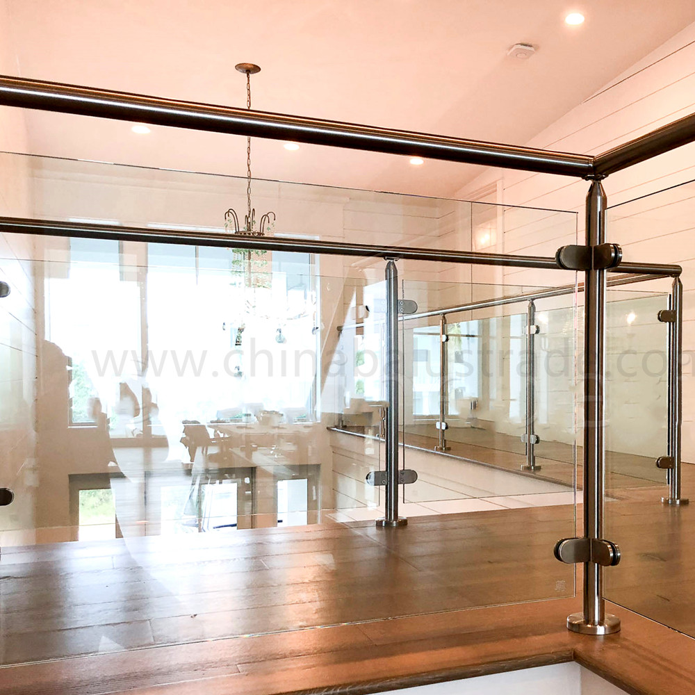 trilhos de vidro de aço inoxidável internos de AISI 316