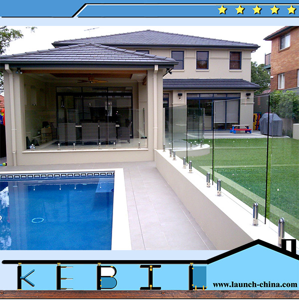 made in China stainless steel glass balustrade spigot for swimming pool