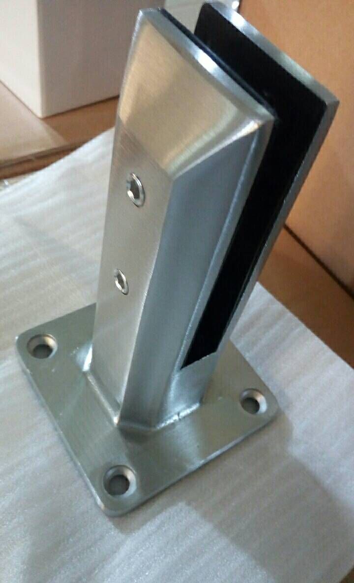 aço inoxidável de grau marinho 316 duplex 2205 gaxeta de cerca de piscina de vidro