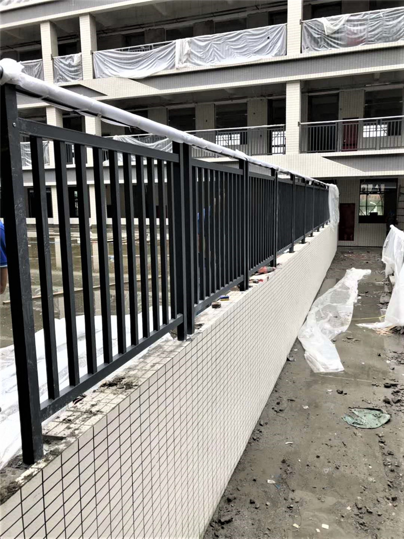 modern design black coating aluminum balustrade systems