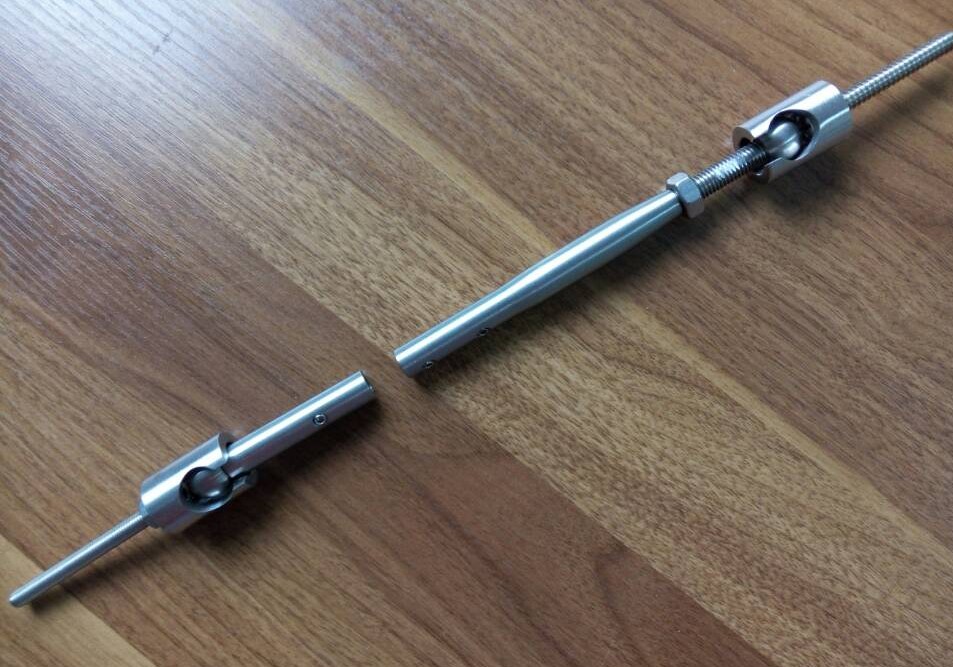 νέα σχεδίαση από ανοξείδωτο χάλυβα άκρο του καλωδίου τανυστή τοποθέτηση