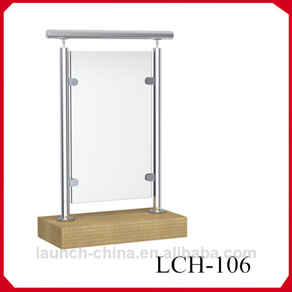 ulkona ruostumattomasta teräksestä kaiteet kaiteet parveke Kansi lasikaide