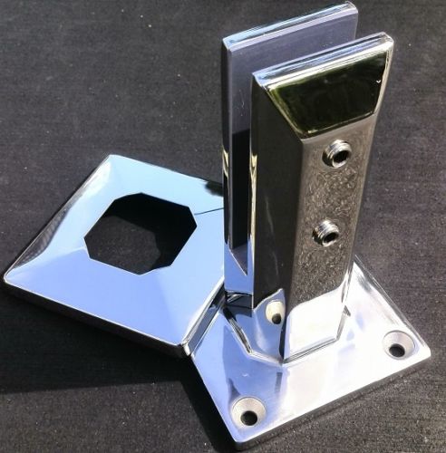 полированная нержавеющая сталь мини сообщений насадки для бескаркасной стеклянной ограждения бассейна